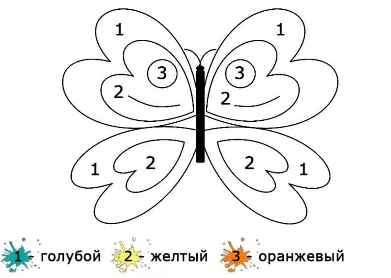 Бабочка схема 5